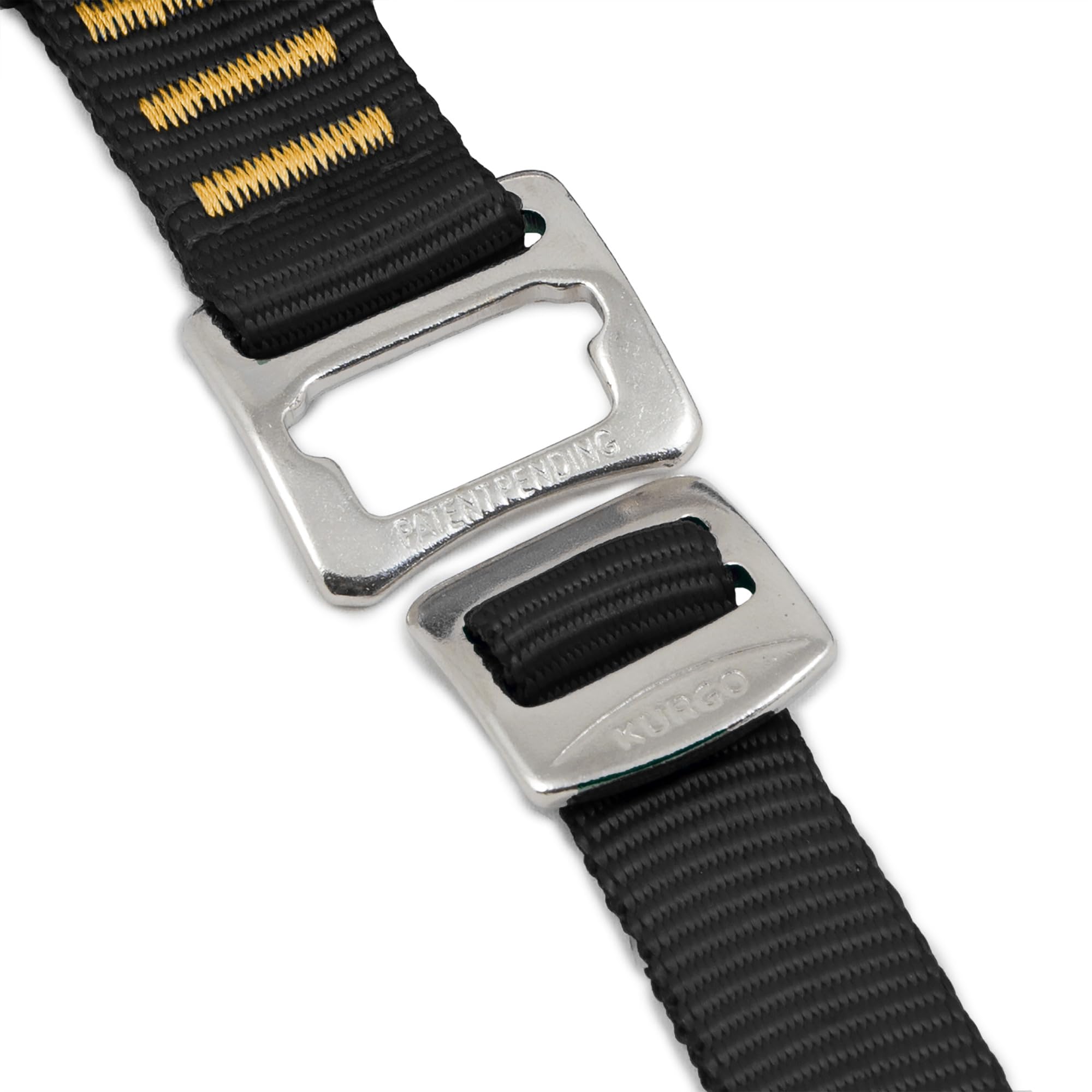 Kurgo Enhanced Strength Tru-Fit dual leash attachments offer versatile control for walks and car rides.
