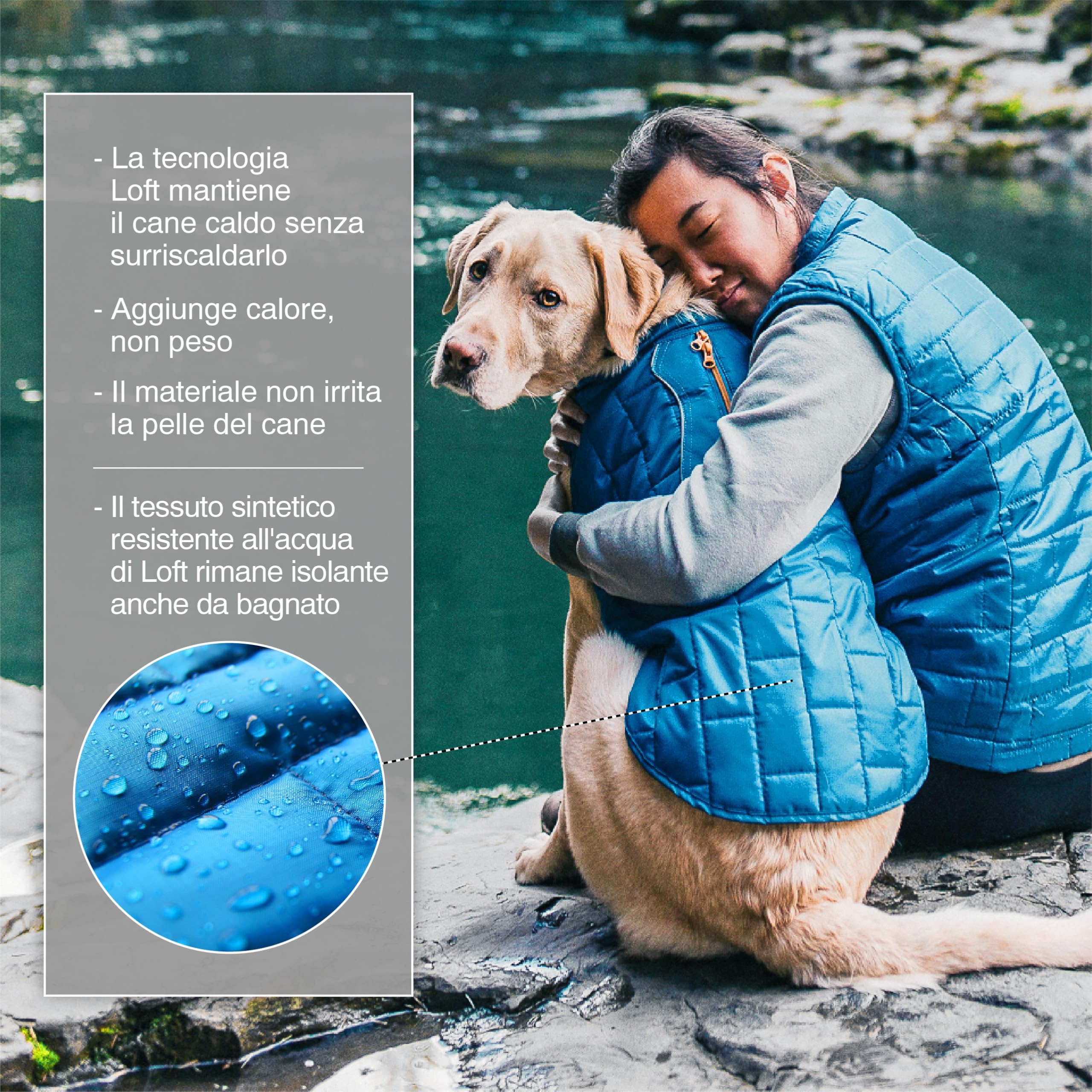 Kurgo Loft features a 2-way zipper for easy harness access during adventures.