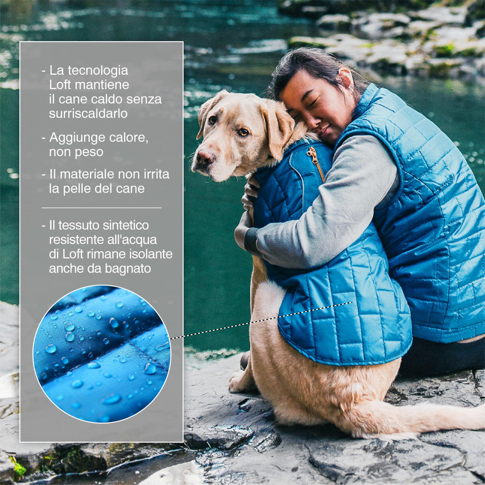 Kurgo Loft features a 2-way zipper for easy harness access during adventures.