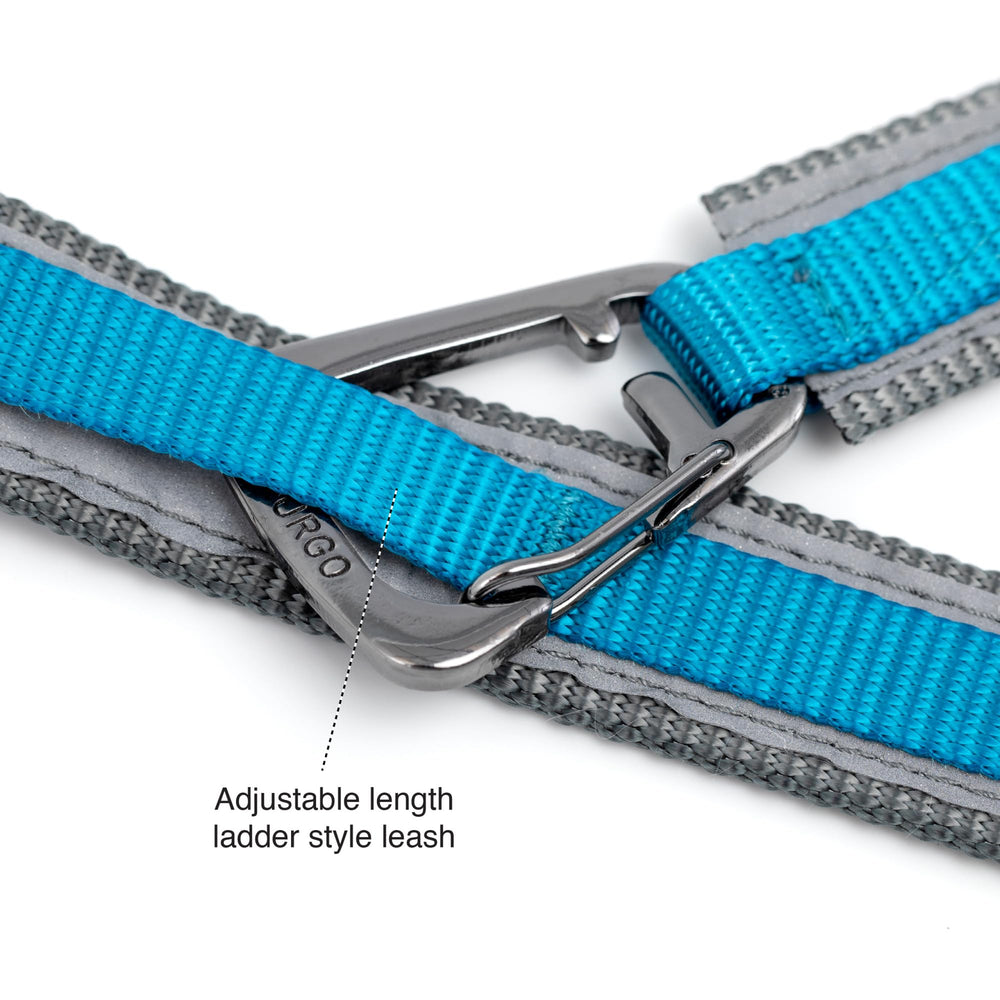 Kurgo Quantum crossbody hands-free mode for easy running.