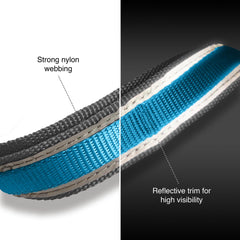 Kurgo Quantum Leash crossbody style worn hands-free during runs