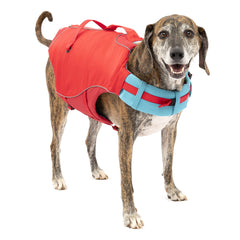 Kurgo Surf n’ Turf life jacket front view boosts visibility for safer paddling