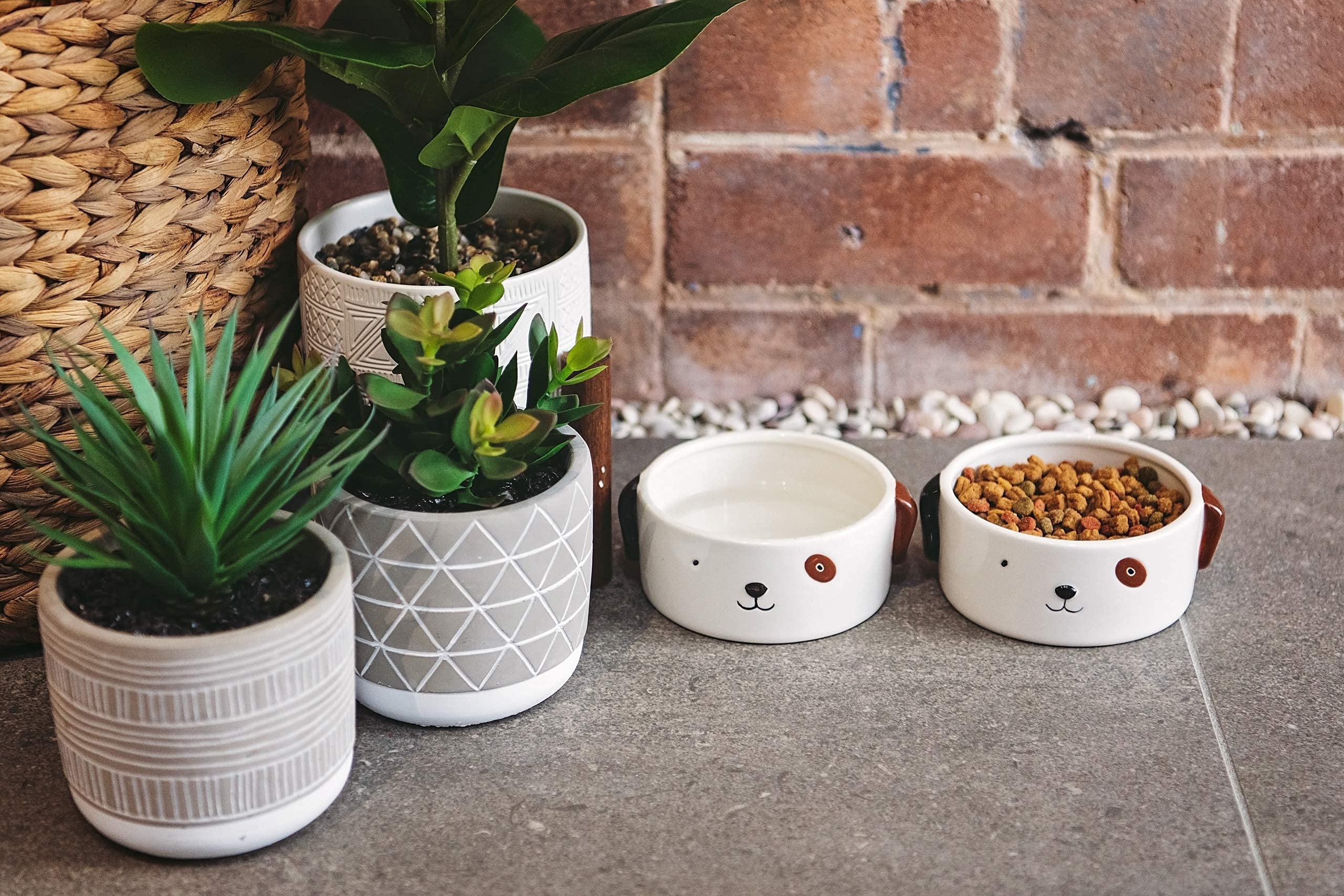 Kurrajong Farmhouse gift-ready bowls appear in packaging, ideal for pet-loving occasions.