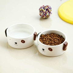 Kurrajong Farmhouse small dog water bowl highlight emphasizes easy access hydration in style.