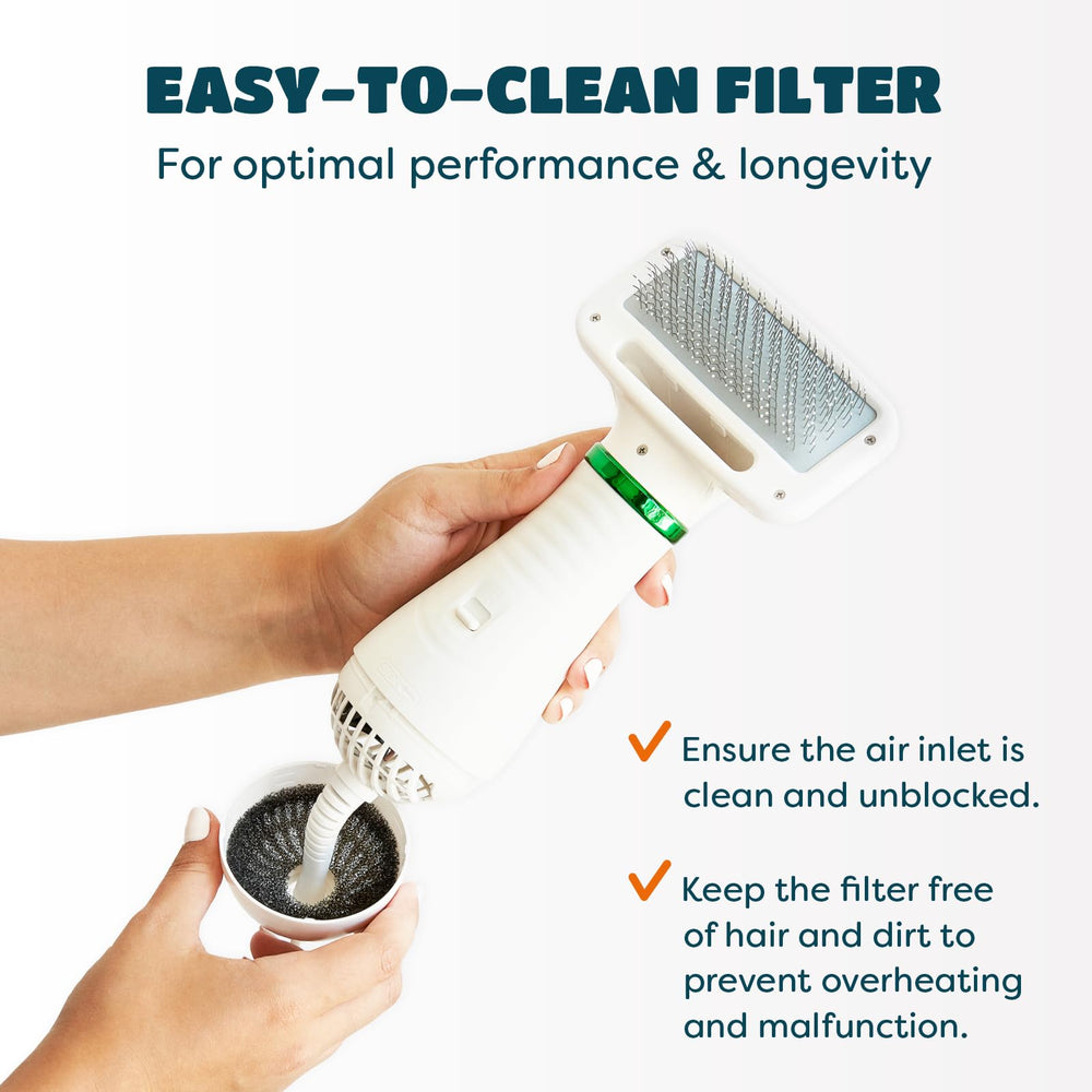 KUUBIA easy-clean filter maintains consistent performance