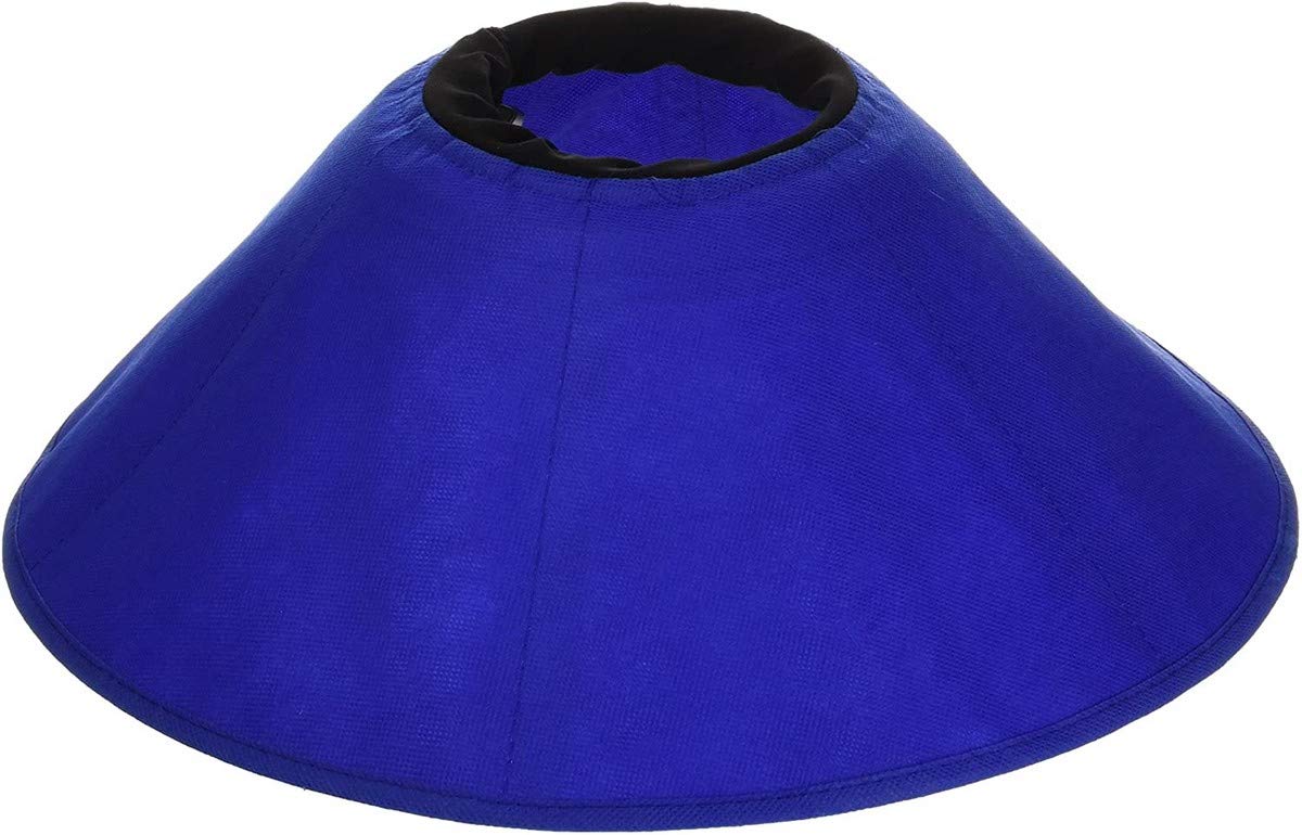 KVP EZ Soft collar neck-closure demonstrates quick, secure sizing for pets.