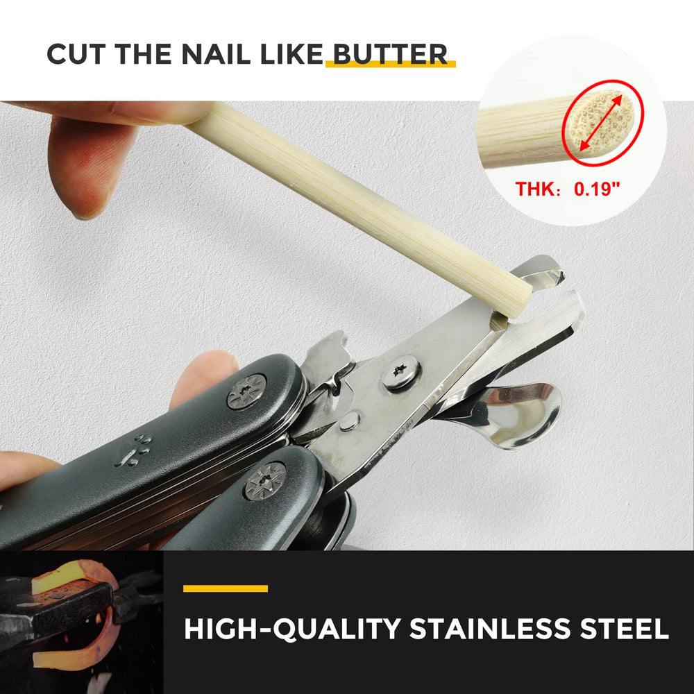 KXCDTECH semi-circular blades guide quick, precise cuts