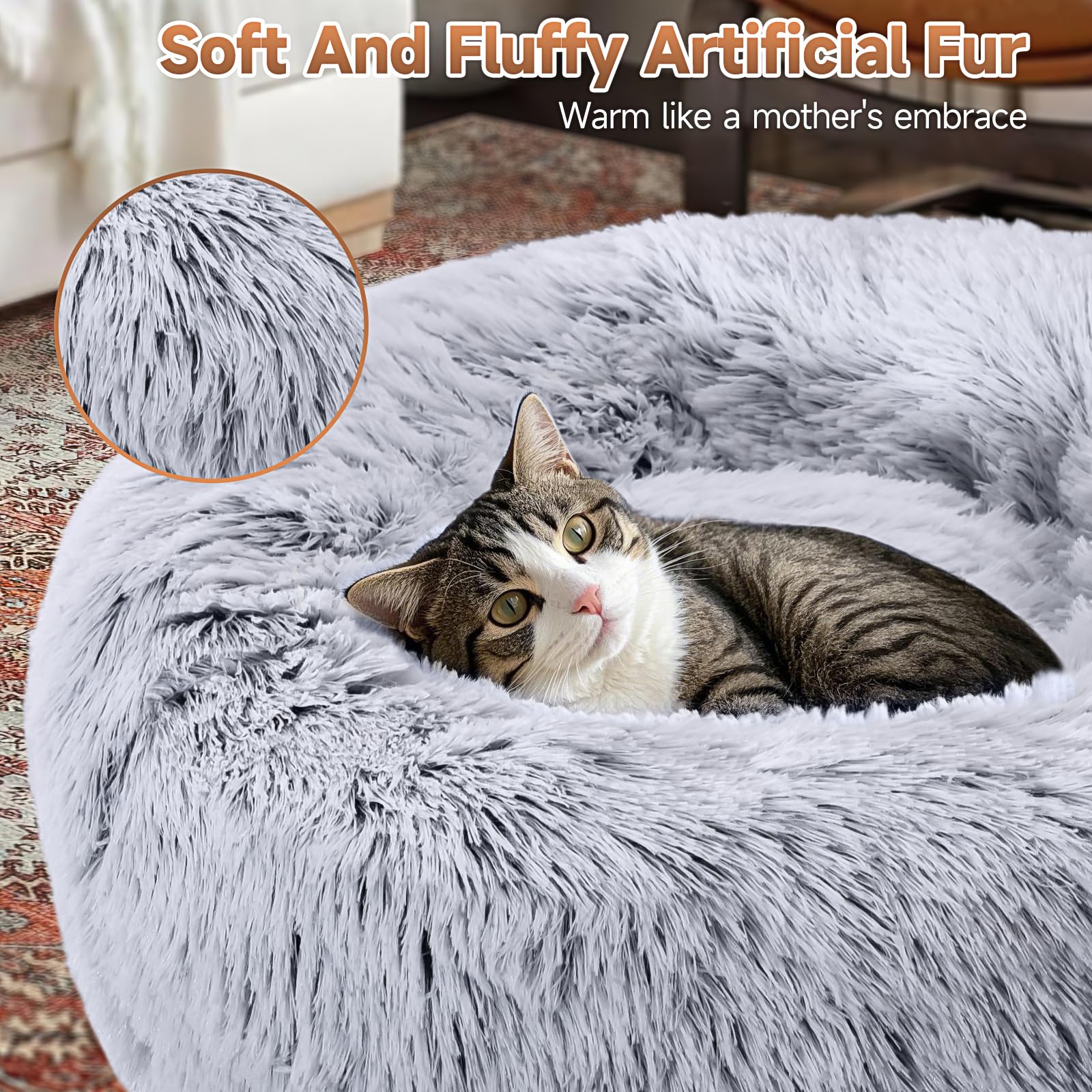 KXK dog-cat bed is washable, simplifying after-play cleanup.