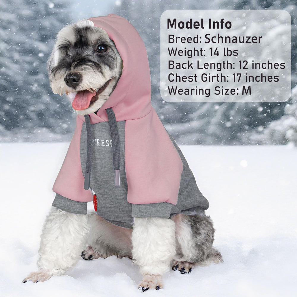 kyee-dog-hoodie-heart-embroidery detail adds fashionable charm