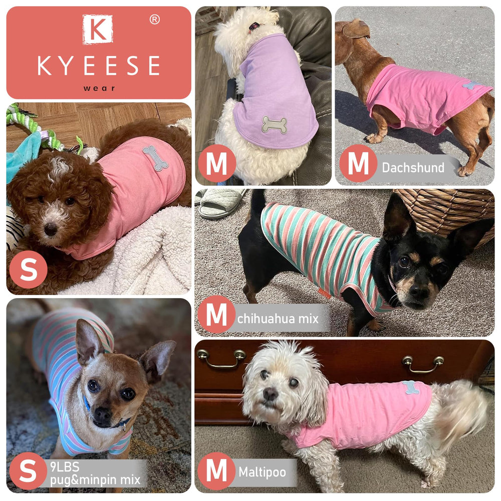 KYEESE dog shirts pullover easy-on-off design for hassle-free dressing