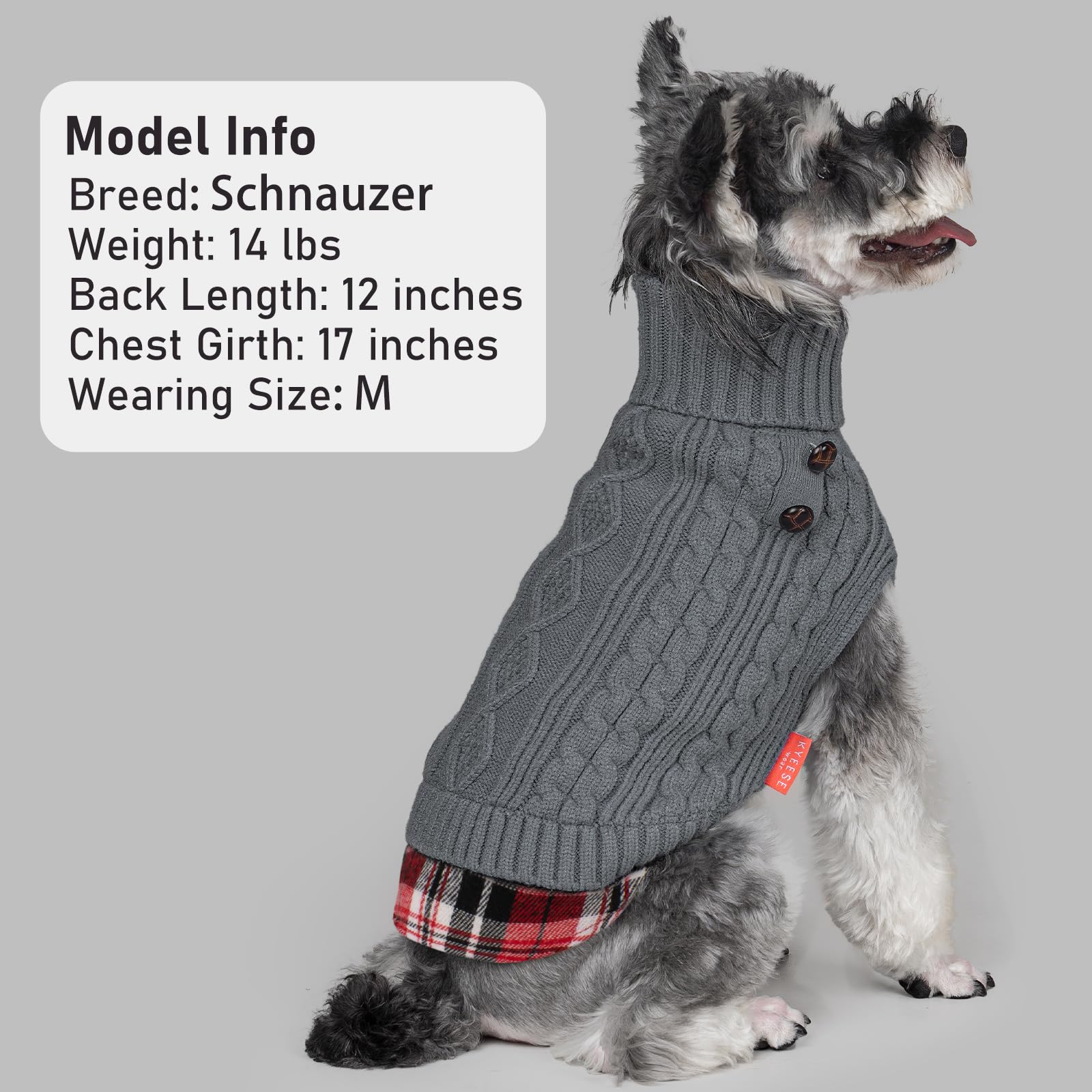 KYEESE dog sweater crafted from soft high-density yarn for cozy warmth.