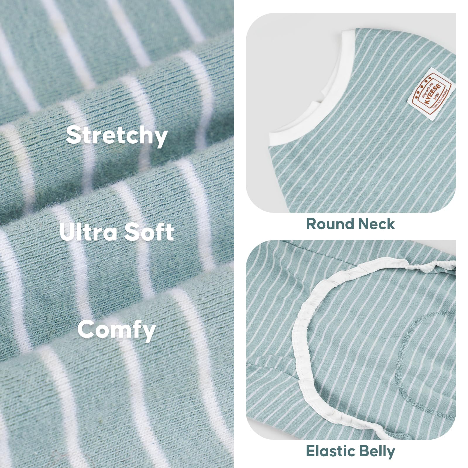 KYEESE four-leg fit emphasizes warmth and easy movement.