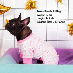KYEESE dog pajamas pullover design makes dressing quick and easy