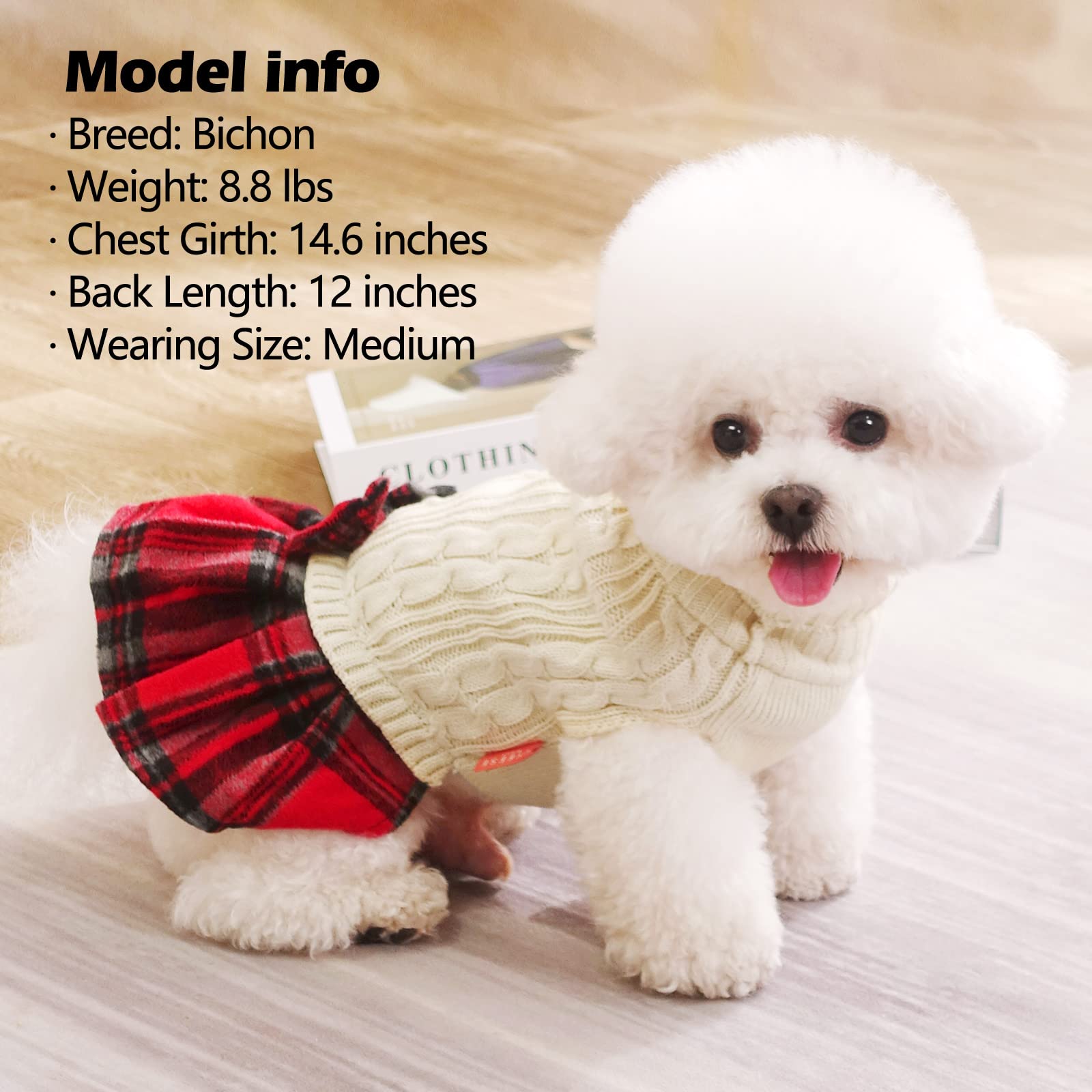 KYEESE dog sweater machine washable and durable for easy care