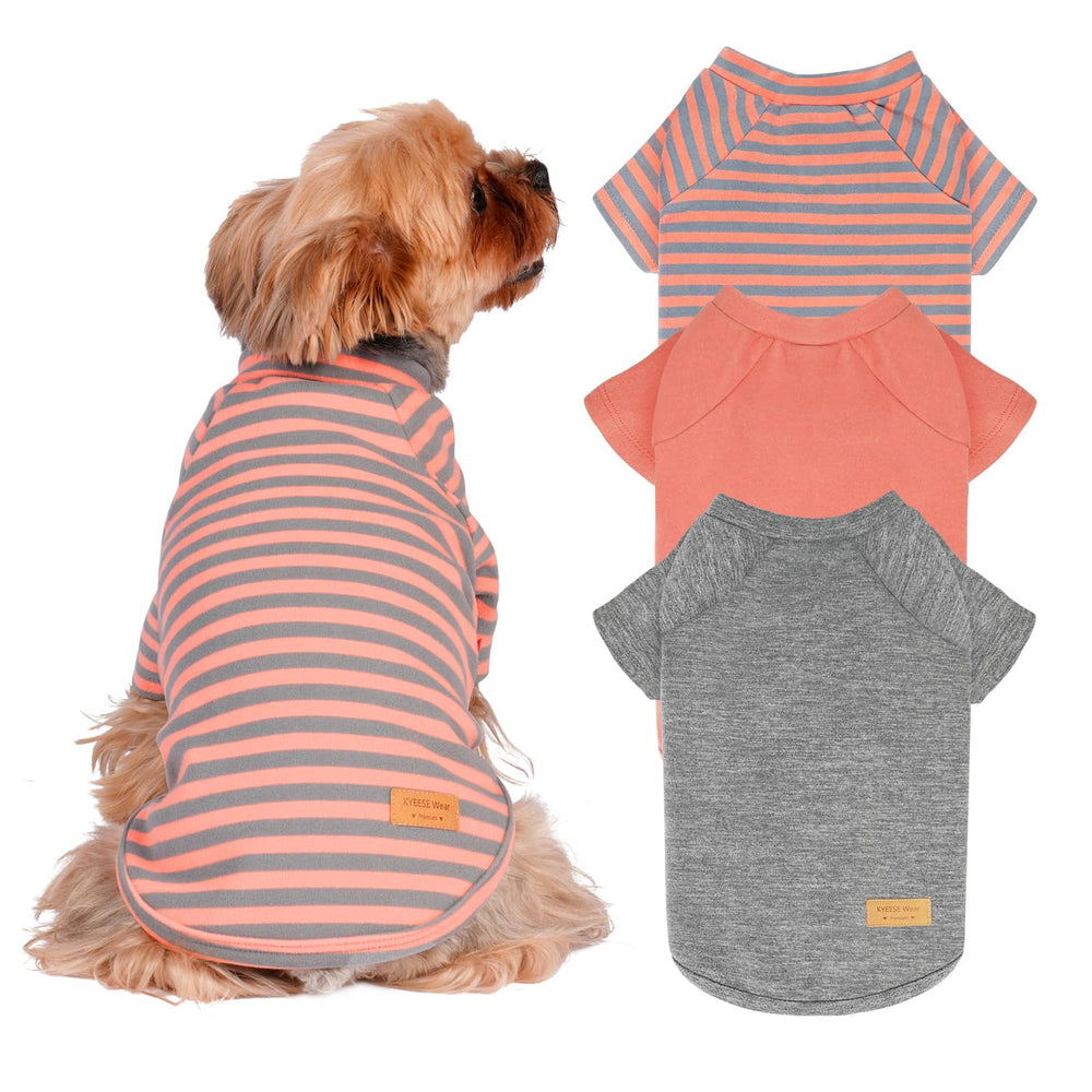 KYEESE 3Pack dog sweater pack front view shows lightweight knit for indoor wear
