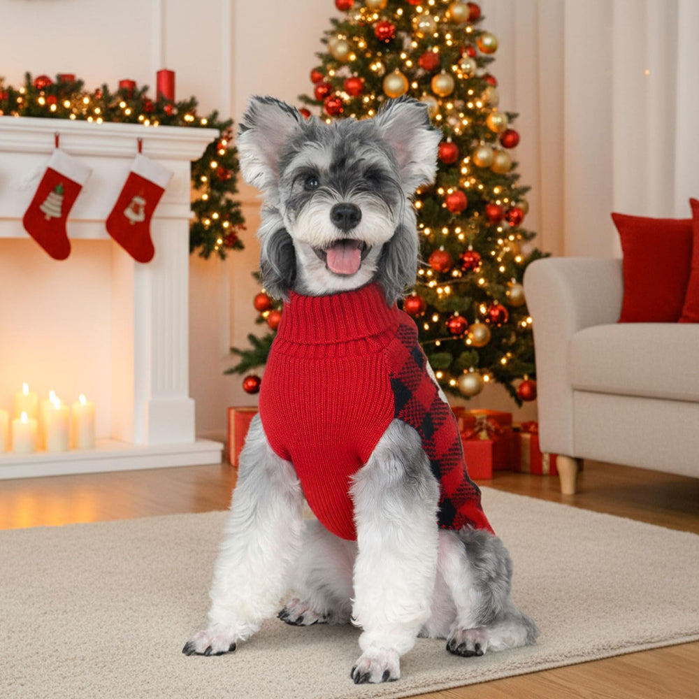 KYEESE leash-hole design allows easy leash attachment without removing the sweater.