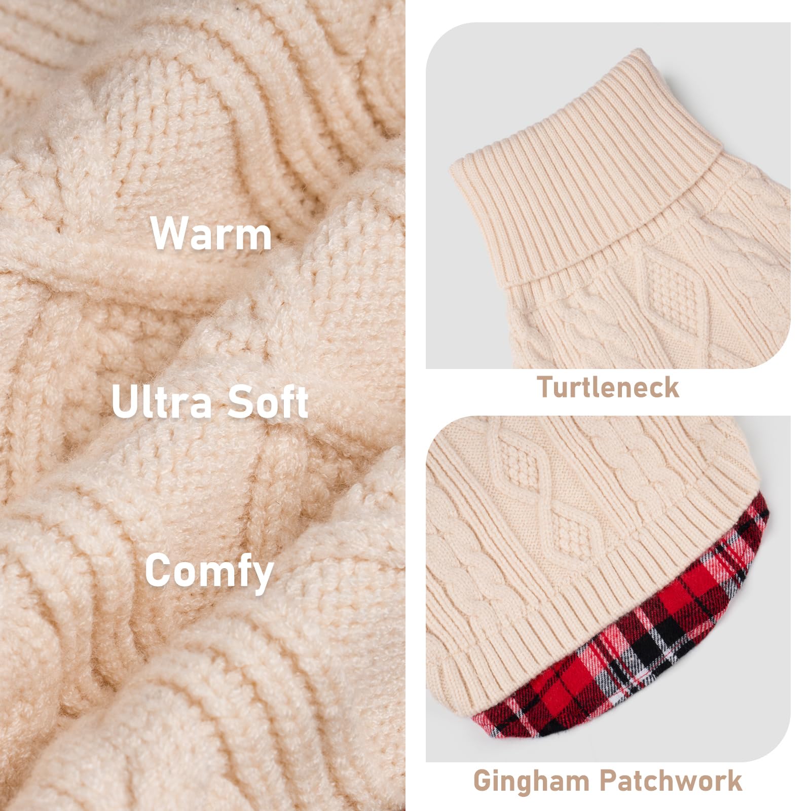 KYEESE knitwear offers flexible movement with a sleeveless design for active pets