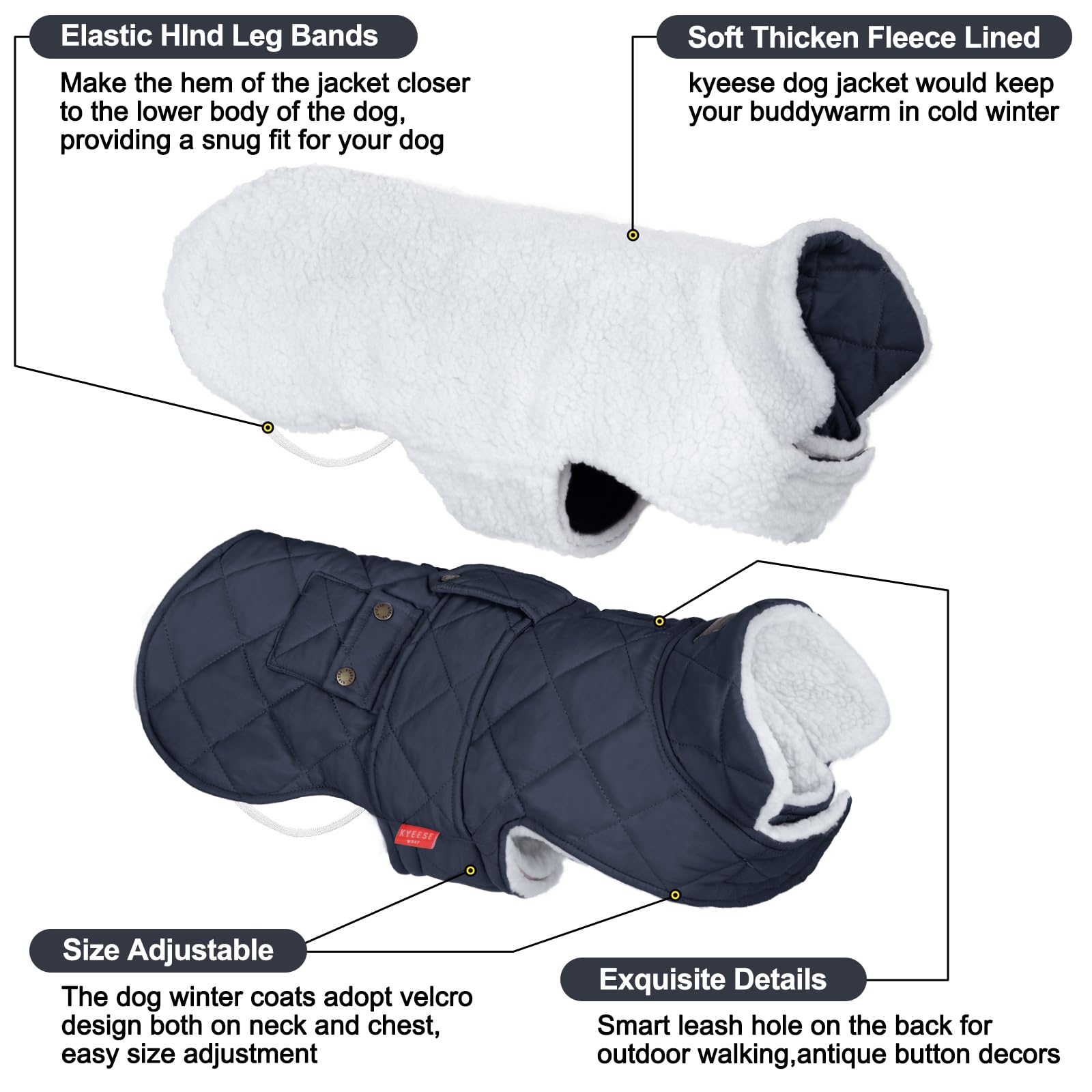 KYEESE pocket detail offers convenient storage during outdoor adventures.