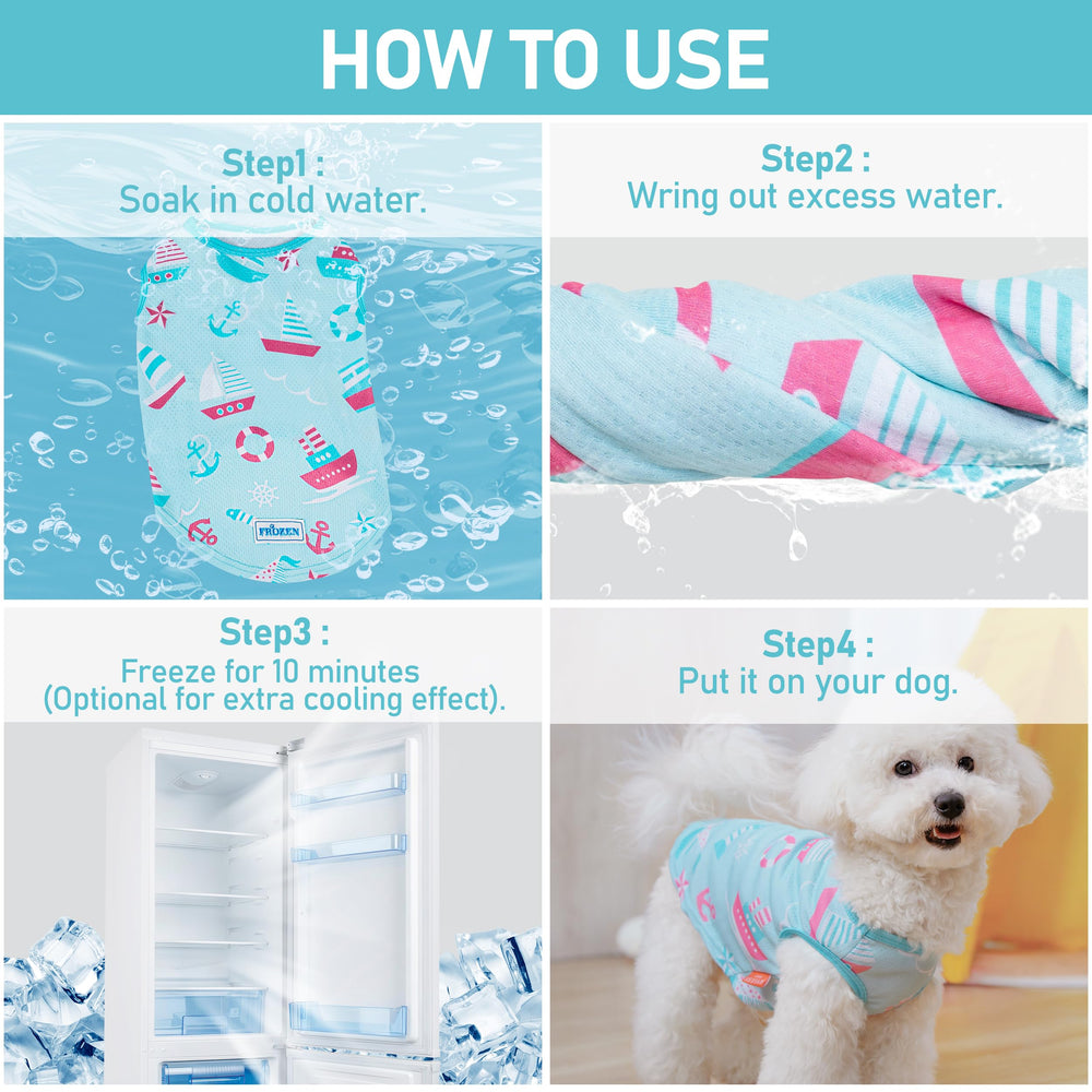 KYEESE cooling shirt freeze-10-min use to activate cooling.