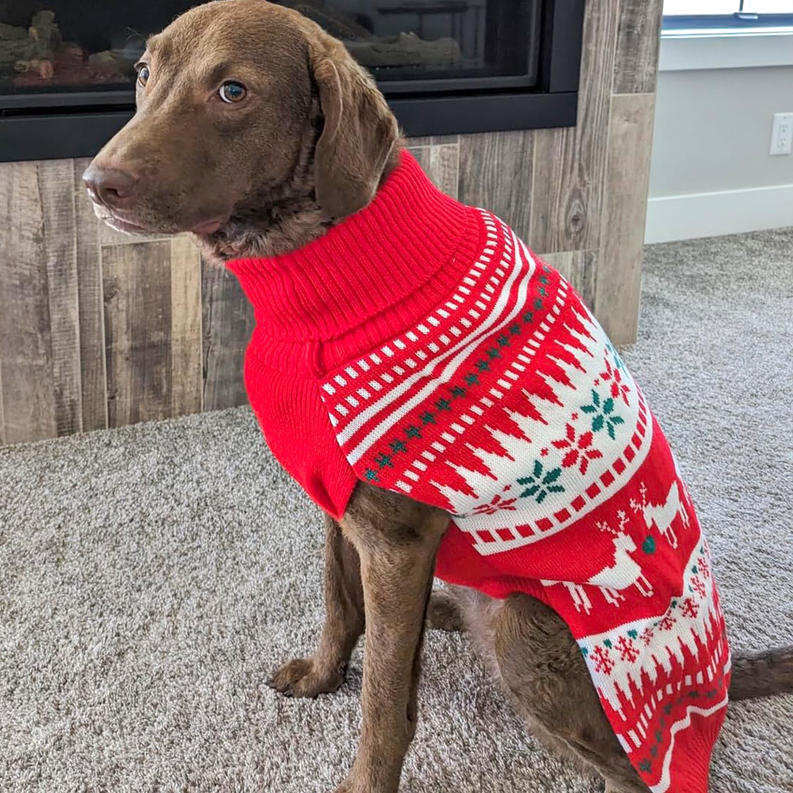 KYEESE model wearing the sweater demonstrates comfortable stretch and fit.