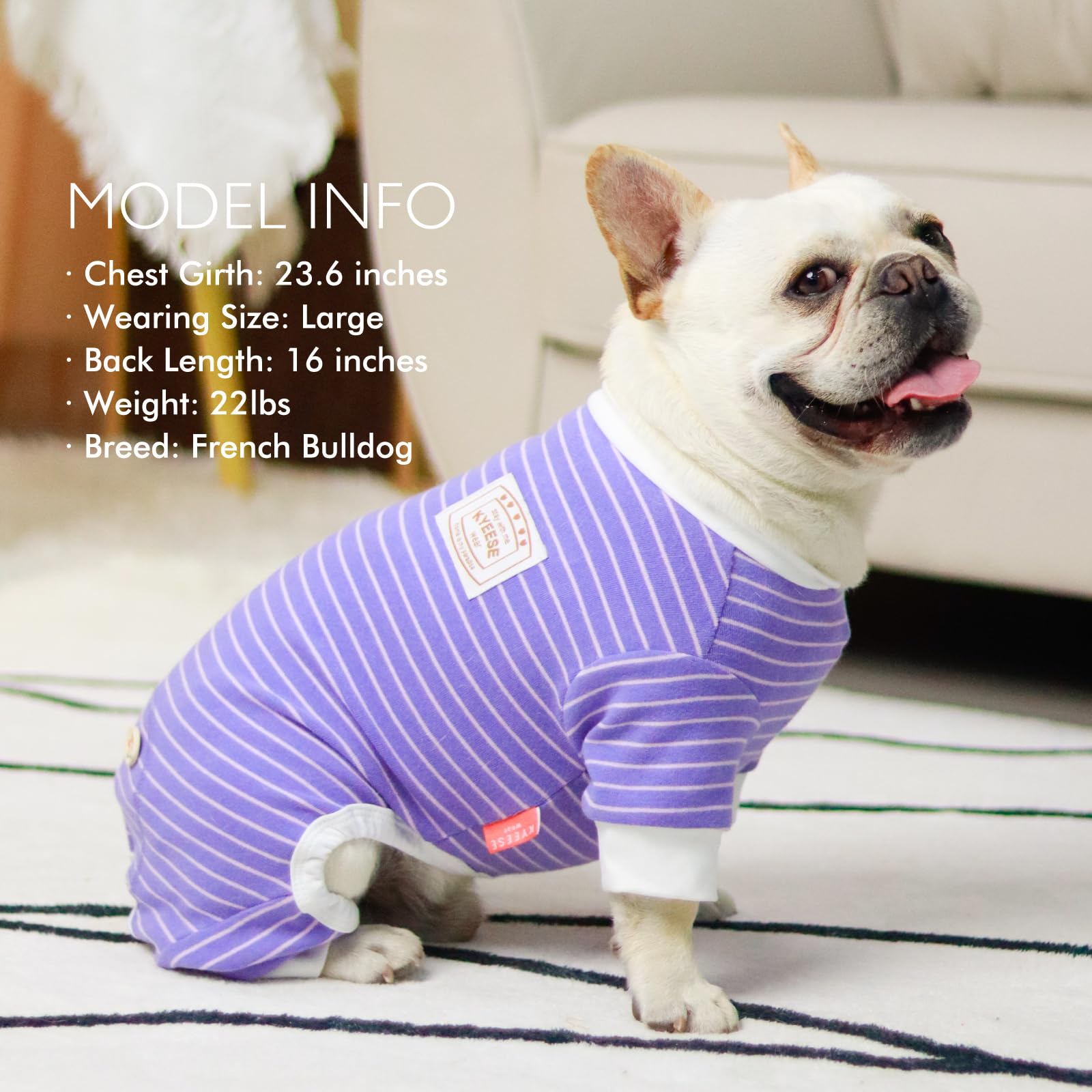 KYEESE fit guide image helps choose the right size for comfort.