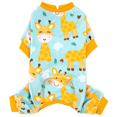 KYEESE dog pajamas giraffe print for comfy daily wear