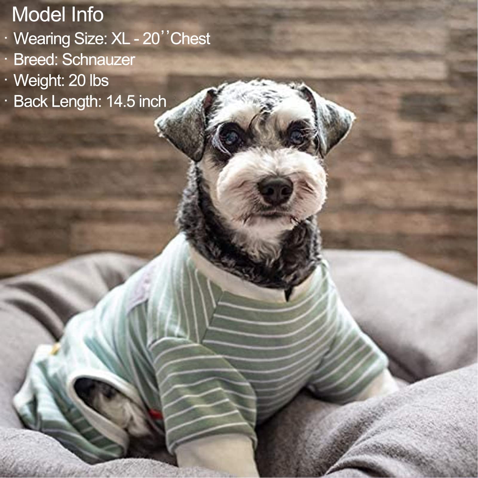 KYEESE machine-washable dog pajamas for easy care.
