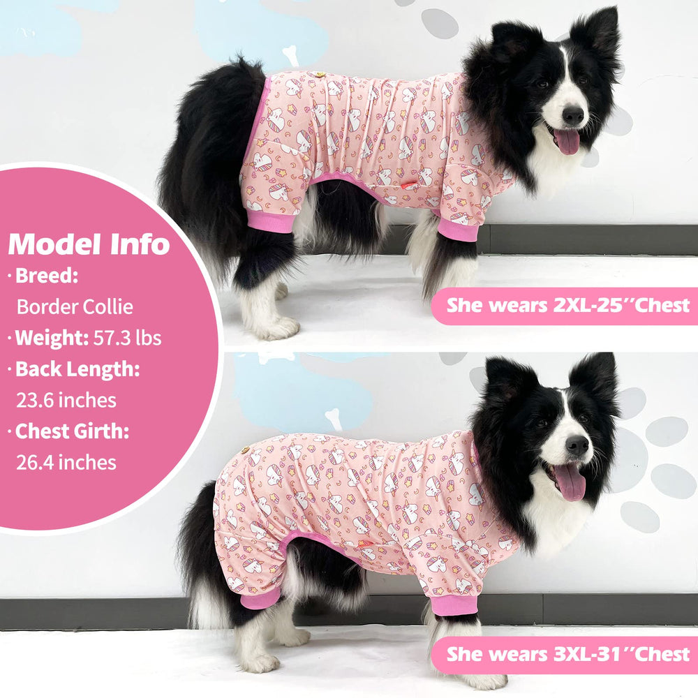 KYEESE machine-washable dog pajamas shown with cold-water care.