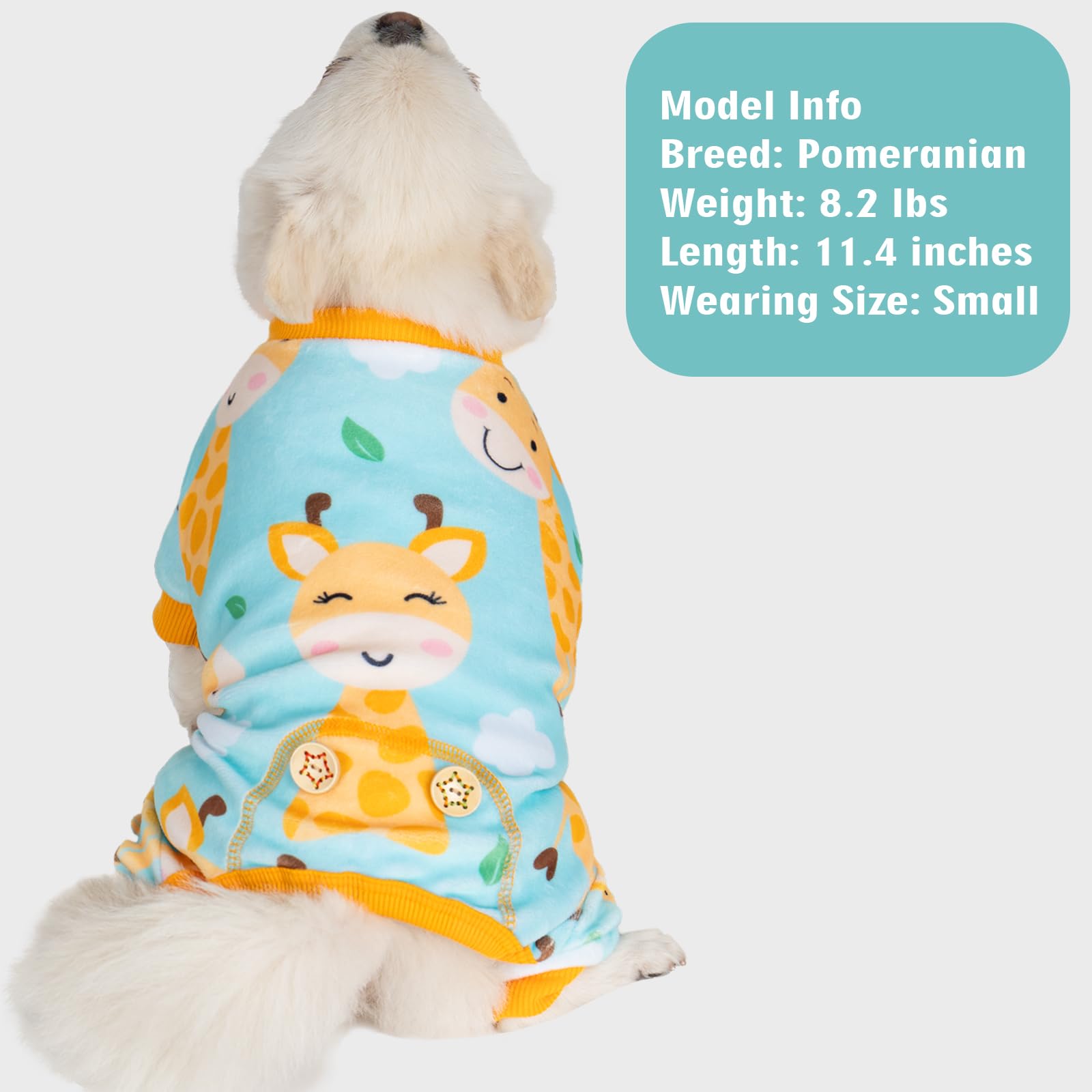 KYEESE machine-washable dog pajamas stay durable after washing.