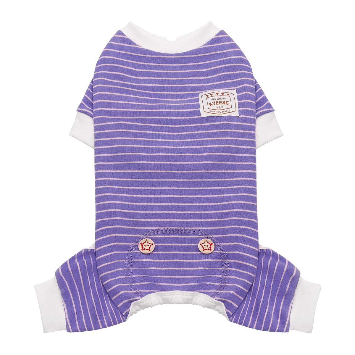KYEESE Dog Pajamas in soft fabric provide warm comfort for naps.