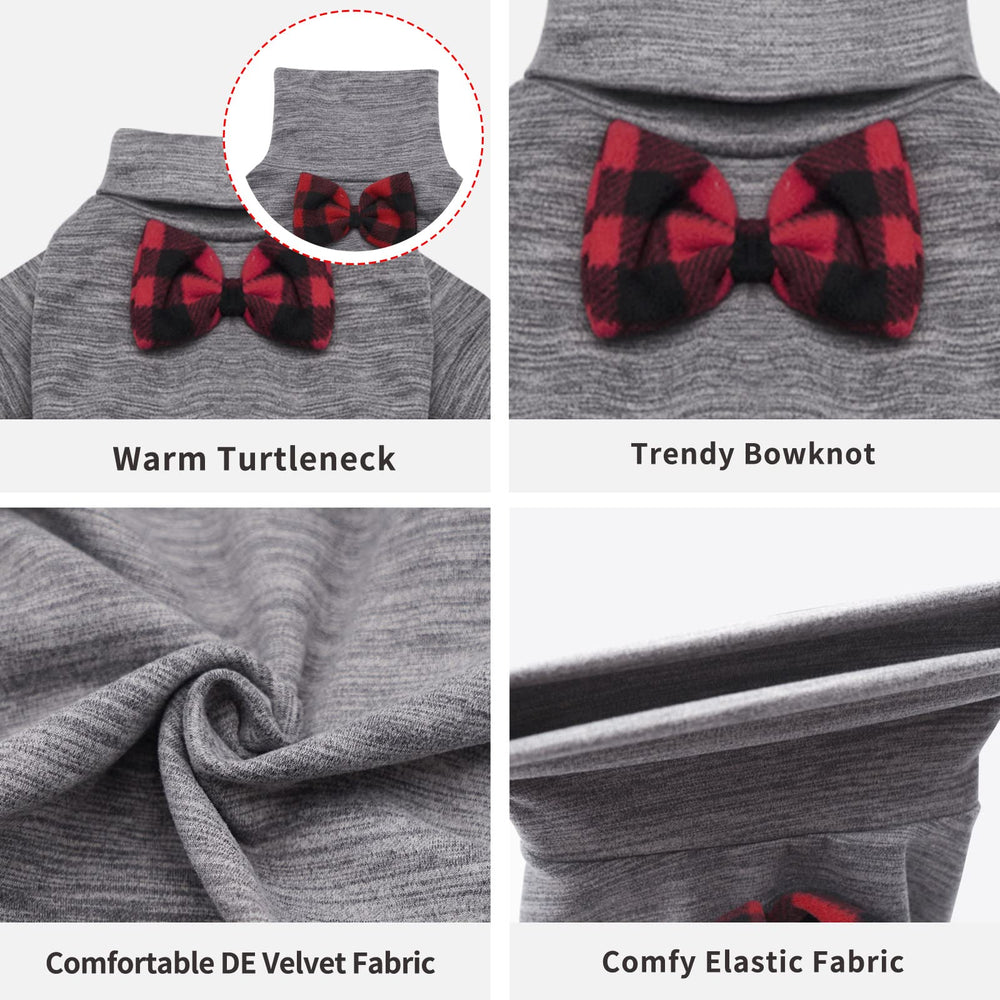 KYEESE dog pajamas XL bowtie back detail adds cute look.