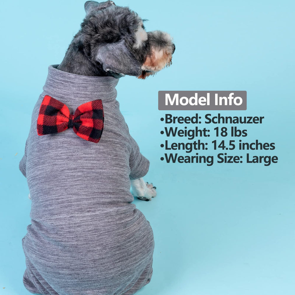 KYEESE dog pajamas XL foldable neck for adjustable warmth.
