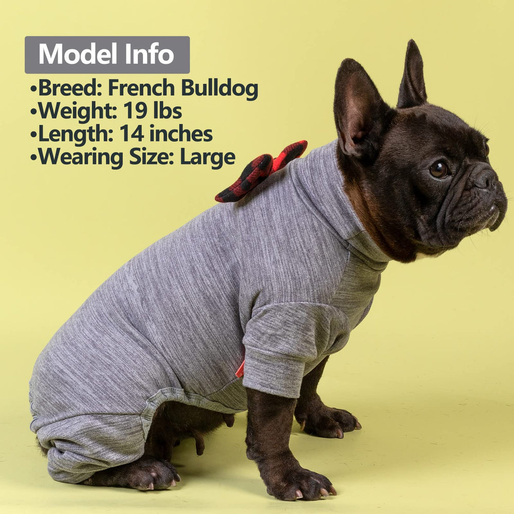 KYEESE dog pajamas XL skin-friendly breathable fabric supports daily wear.