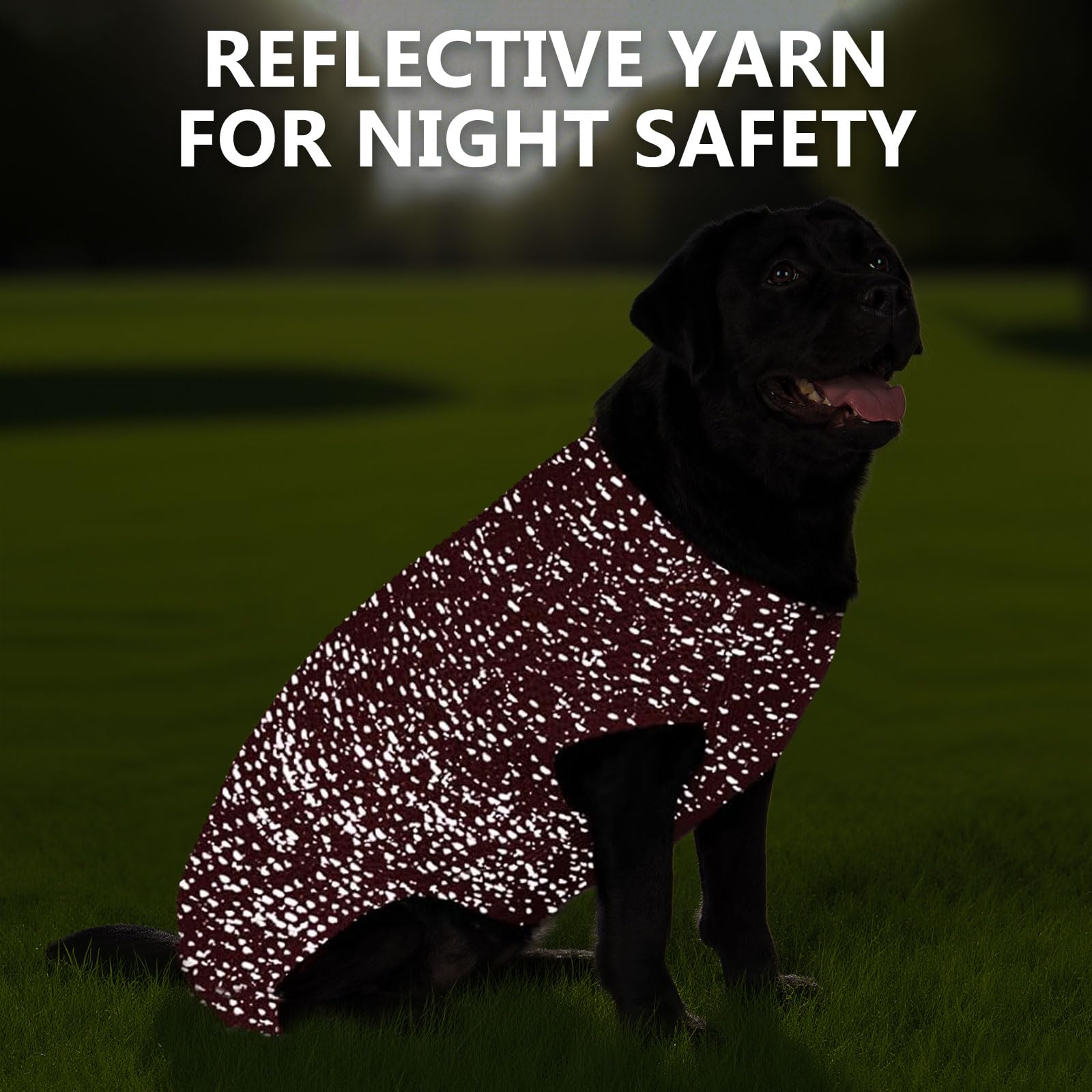 Kyeeese dog sweater soft thick knit emphasizing warmth and comfort.