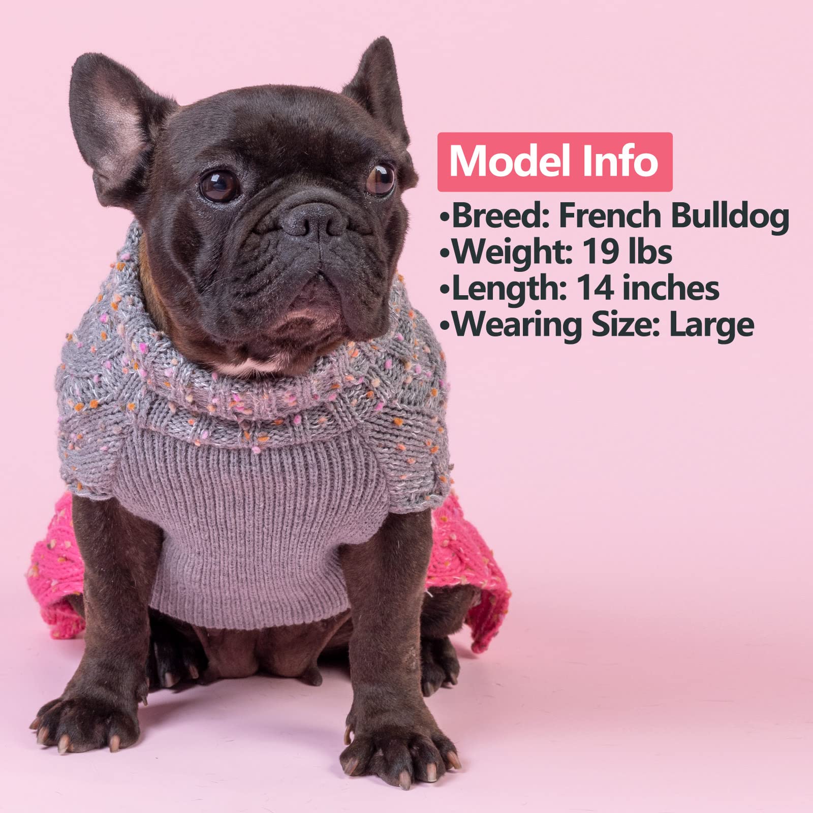 KYEESE dog sweater durable knit resists pilling after washing.