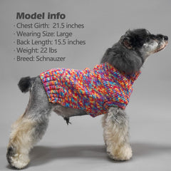 KYEESE dog sweater leash hole design for simple leash attachment.