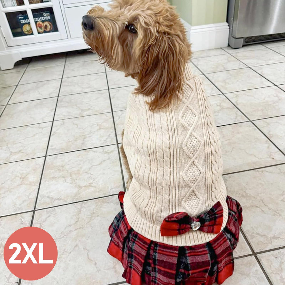 KYEESE dog sweater machine-washable fabric simplifies care and upkeep.