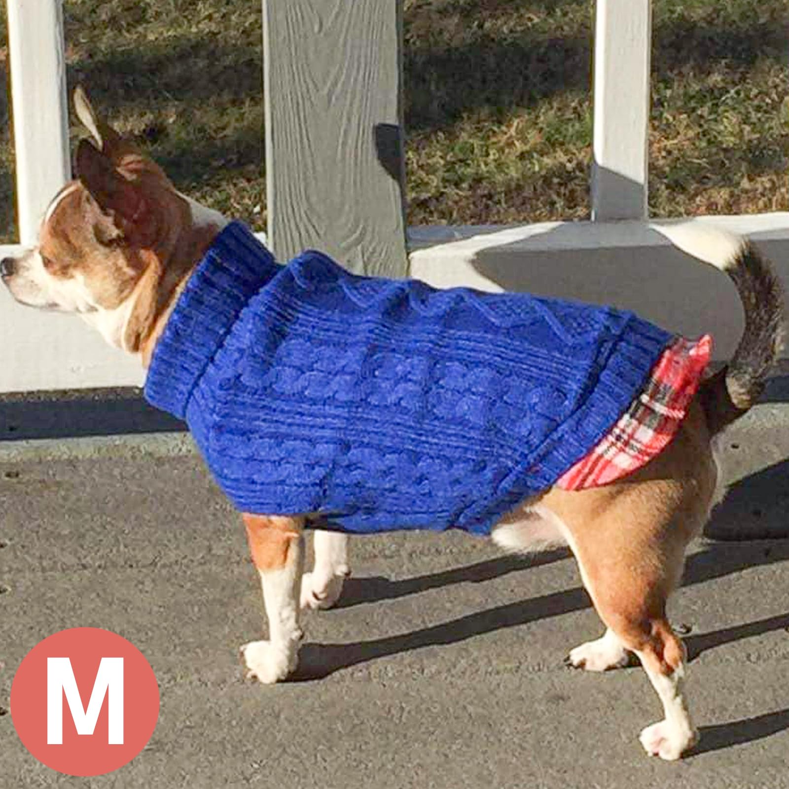 KYEESE dog sweater sleeveless design allows free movement