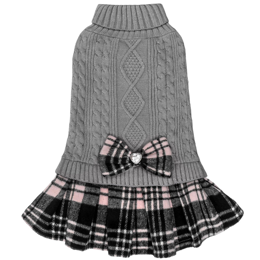 KYEESE dog sweater turtleneck keeps pets warm in soft stretchy knit.