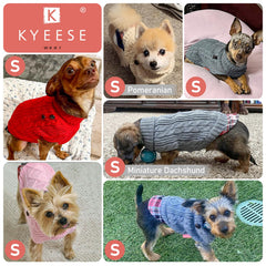 KYEESE dog sweater designed for easy movement and comfort.
