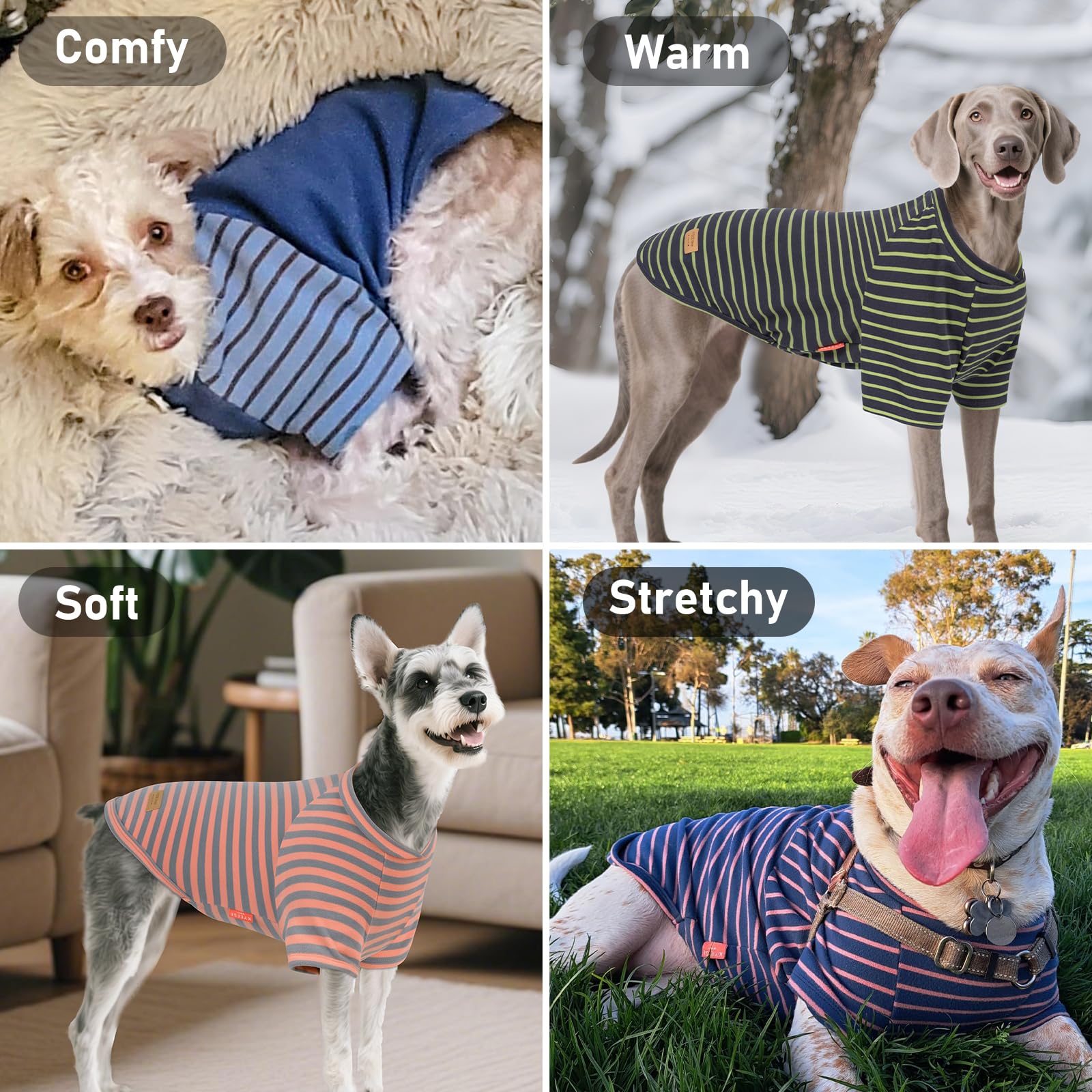 Kyeeese durable stitching detail on dog sweater for long-lasting use