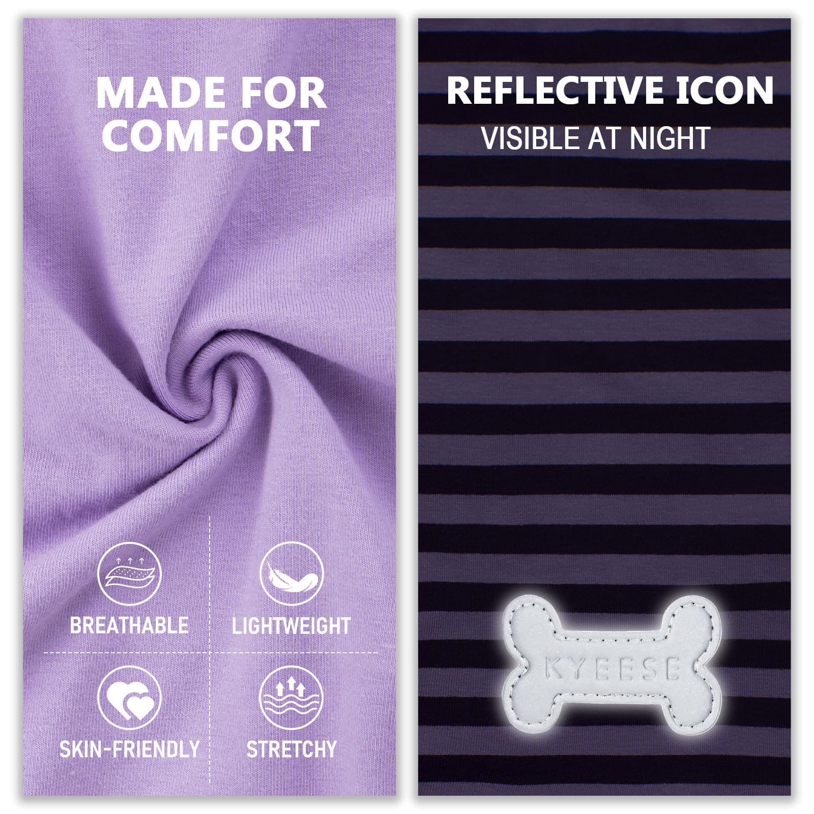 KYEESE elastic arm hole dog top offering secure, flexible fit