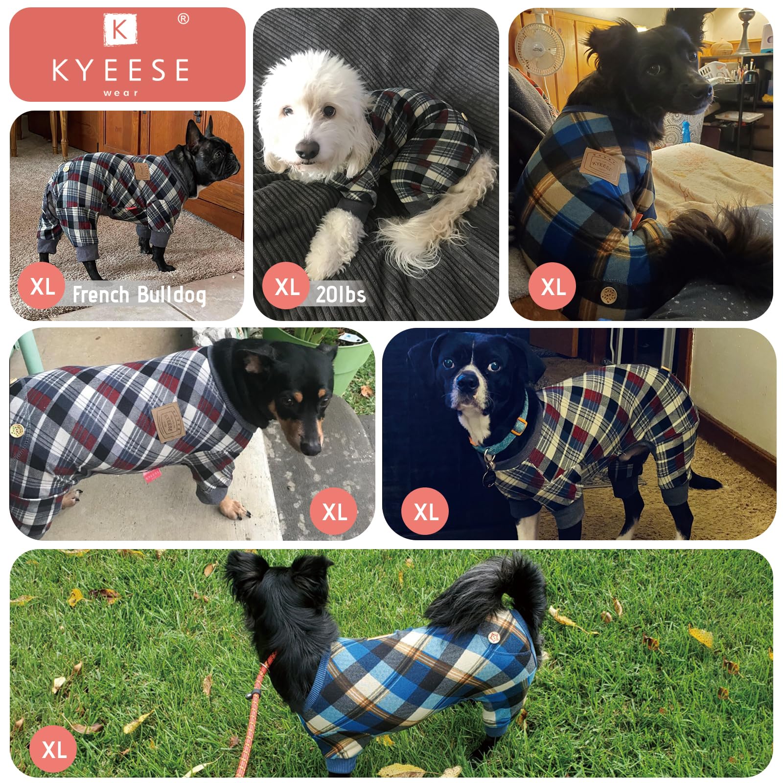 KYEESE machine-washable dog pajamas simplify care with cold-water cycles