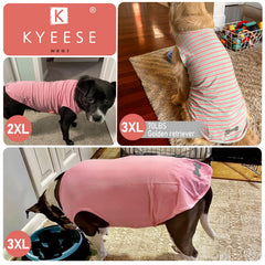 KYEESE pull-on stretchy dog tank for easy dressing
