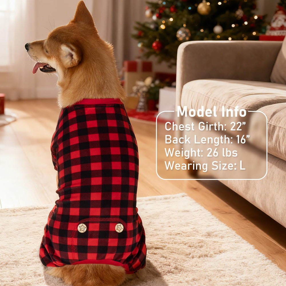 KYEESE shedding-reduction dog pajamas reduce furniture fur during lounging