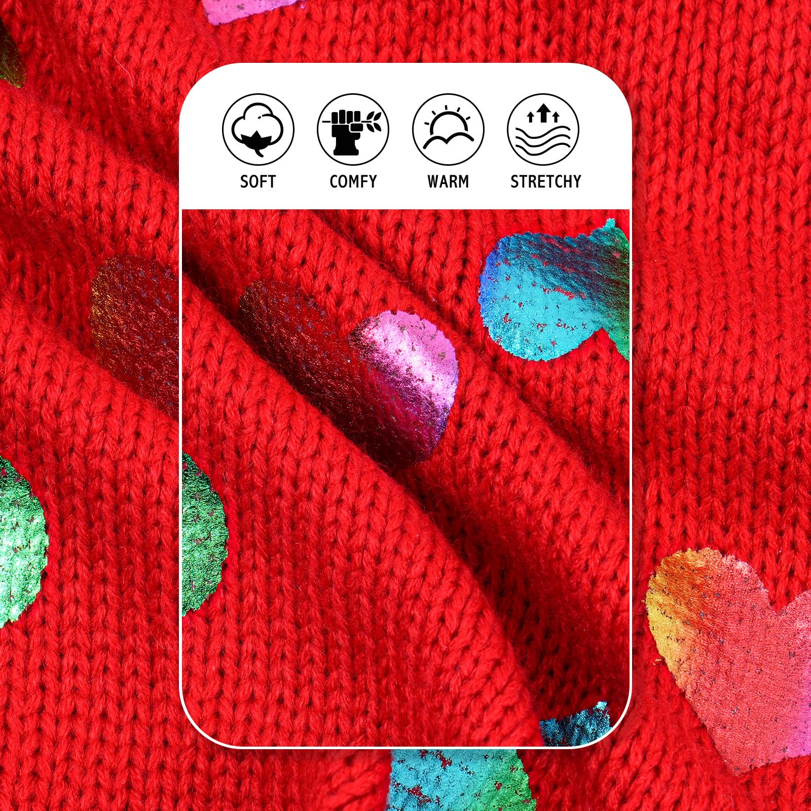 KYEESE dog sweater back leash hole for easy outdoor walks.