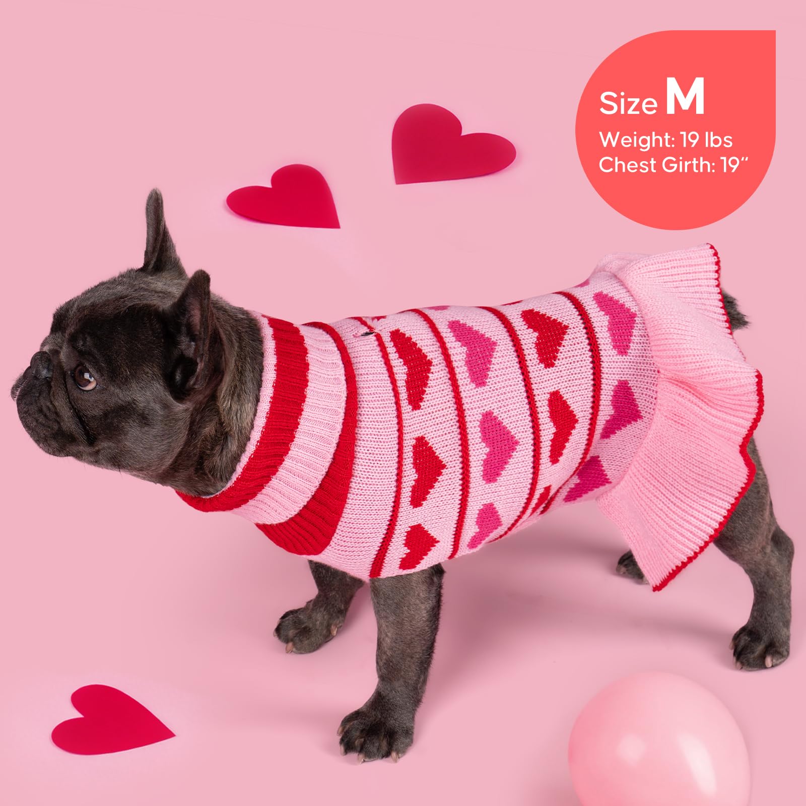 KYEESE Valentines sweater ready for photoshoots and cozy warmth