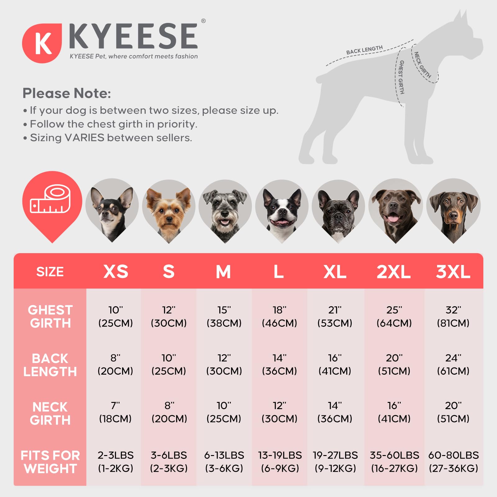 KYEESE dog sweater soft turtleneck for warm, comfy days