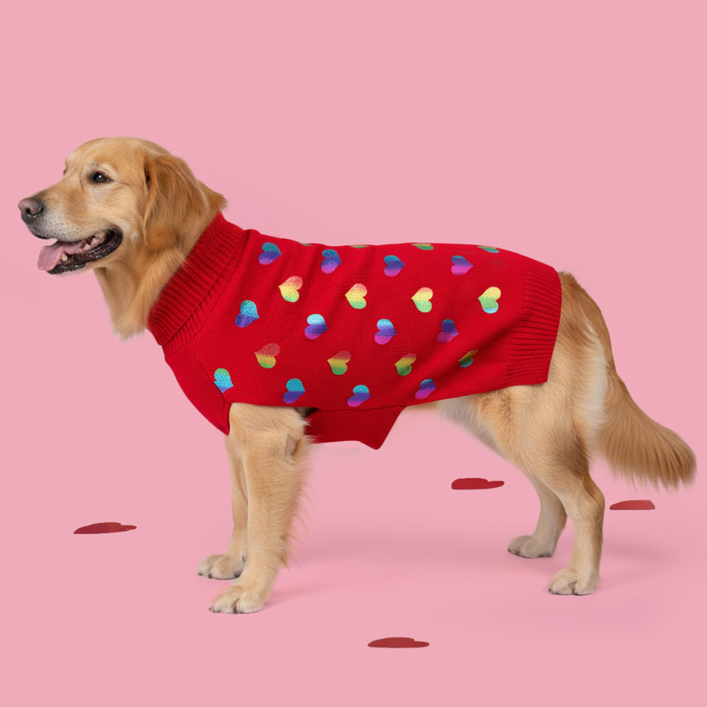 KYEESE washable dog sweater resists pilling and holds color after washing.