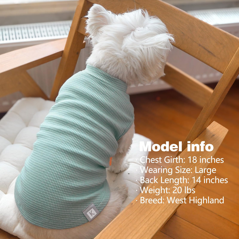 KYEESE sleeveless design enables easy on off for small dogs